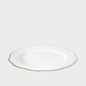 Dinner Plate Green Rim