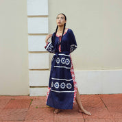 Mannar Blue Kaftan