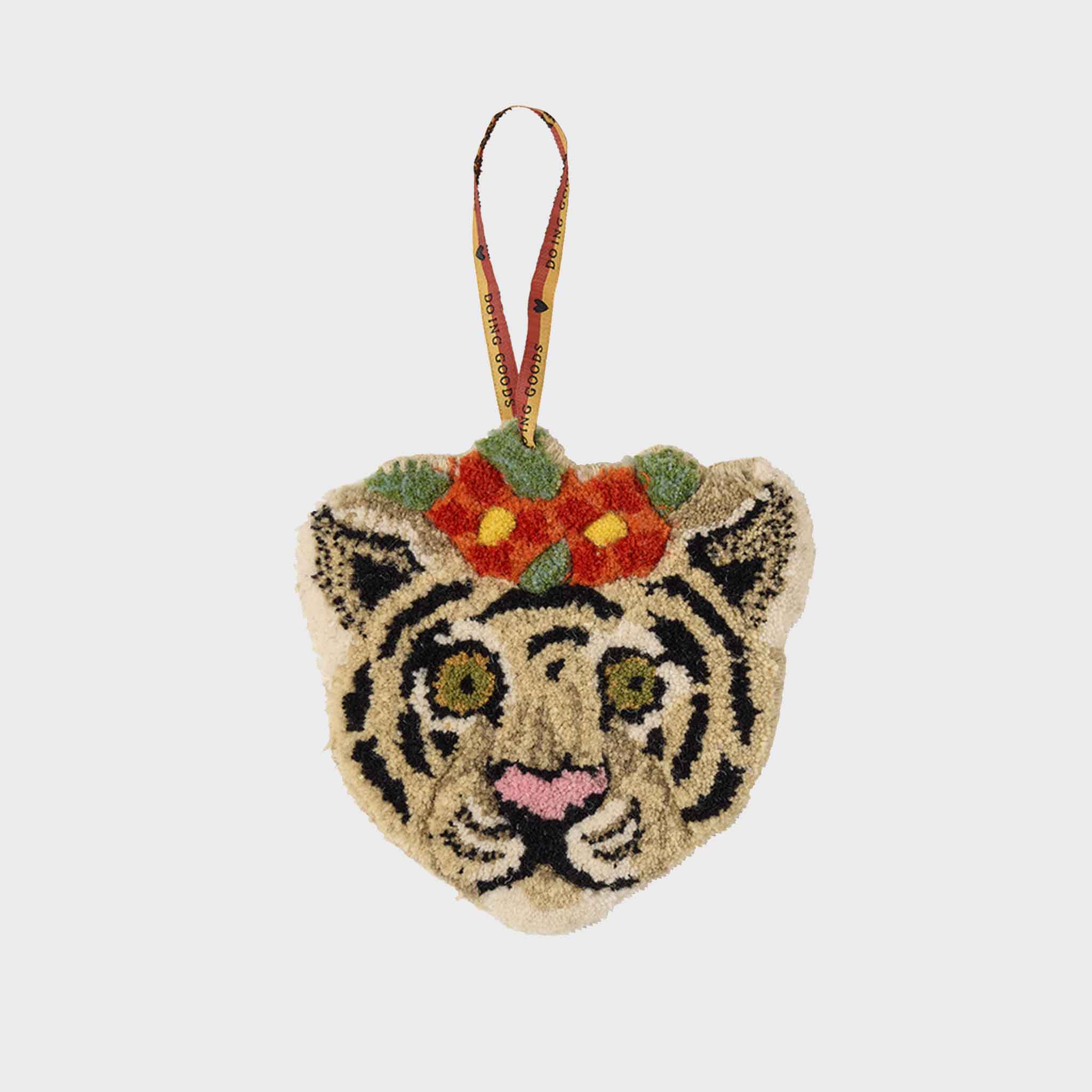 Floral White Tiger Hanger
