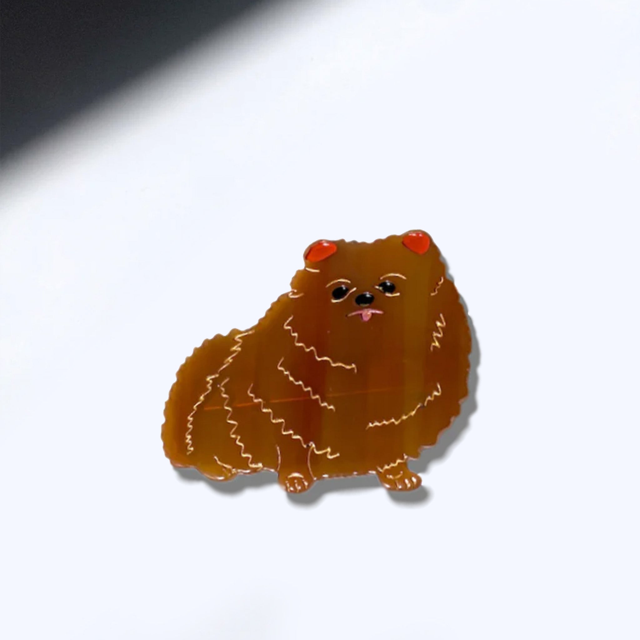 Pomerianian dog hair clip