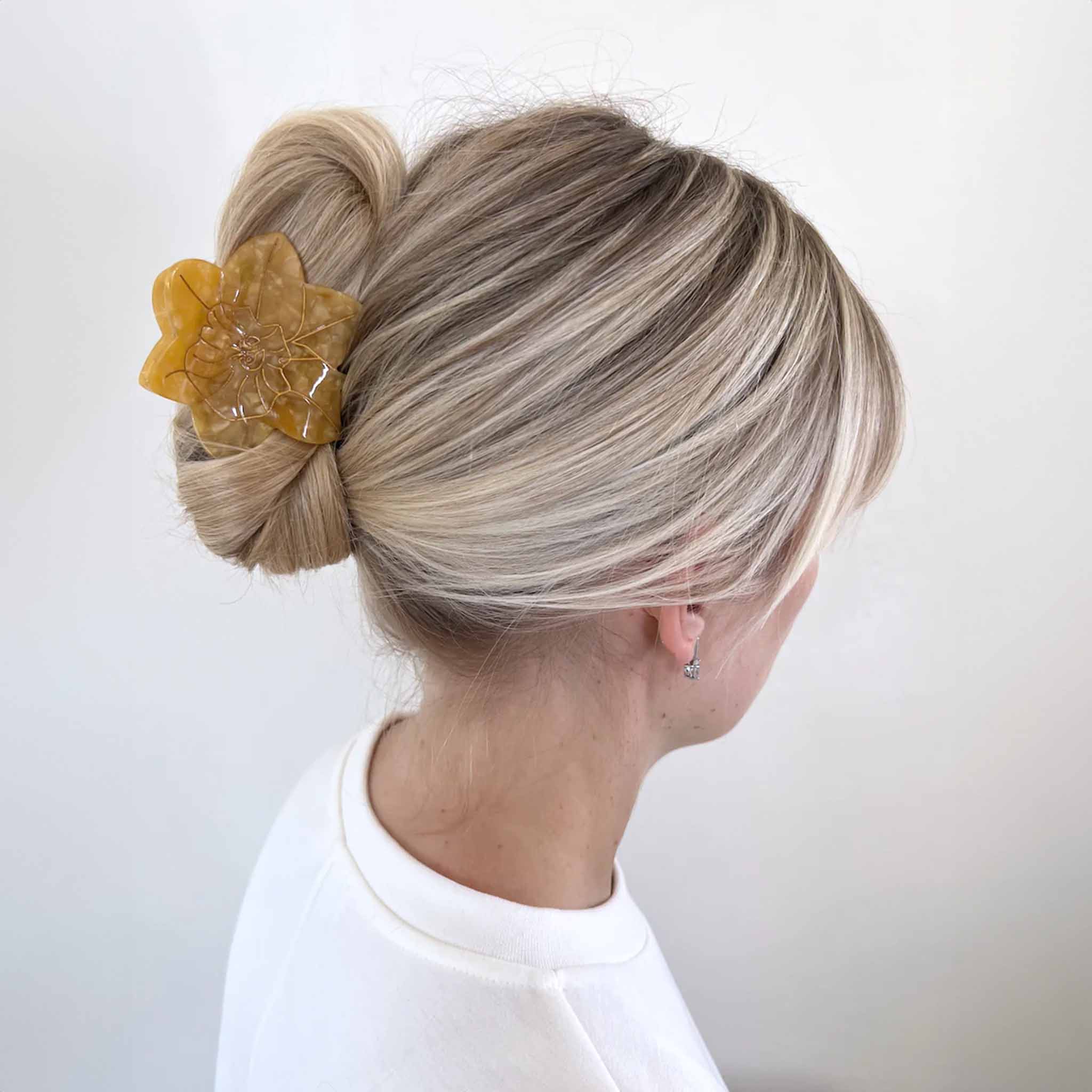 Daffodil Flower Hair Clip