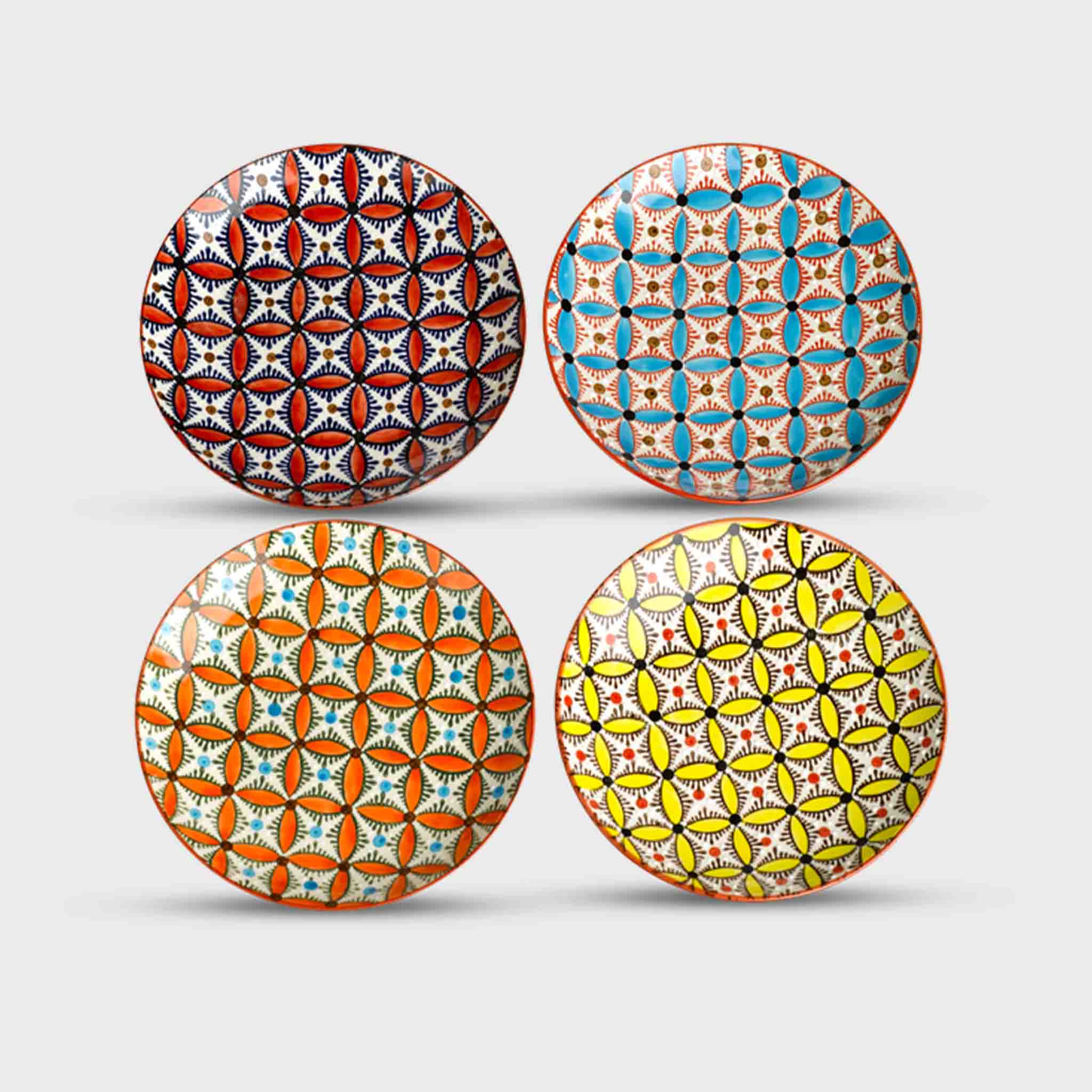 Hippy Side Plate - Set of 4