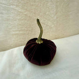 Small Velvet Pumpkin