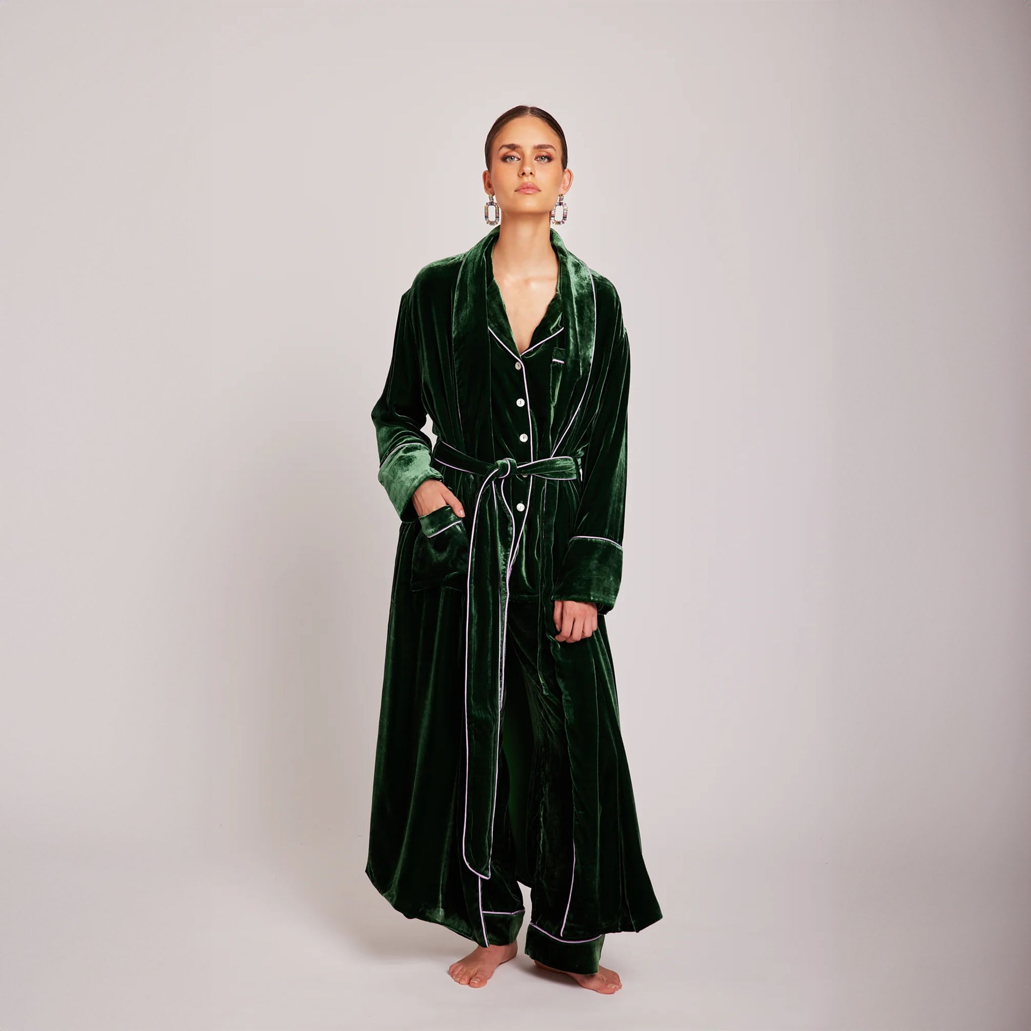 Deepura Robe Green