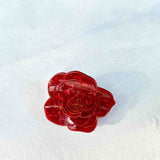Red Rose Hair Clip