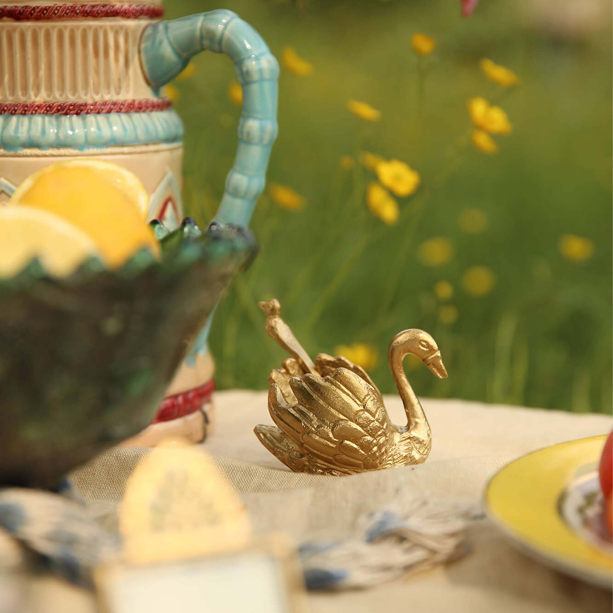 Serena Swan Condiment Set