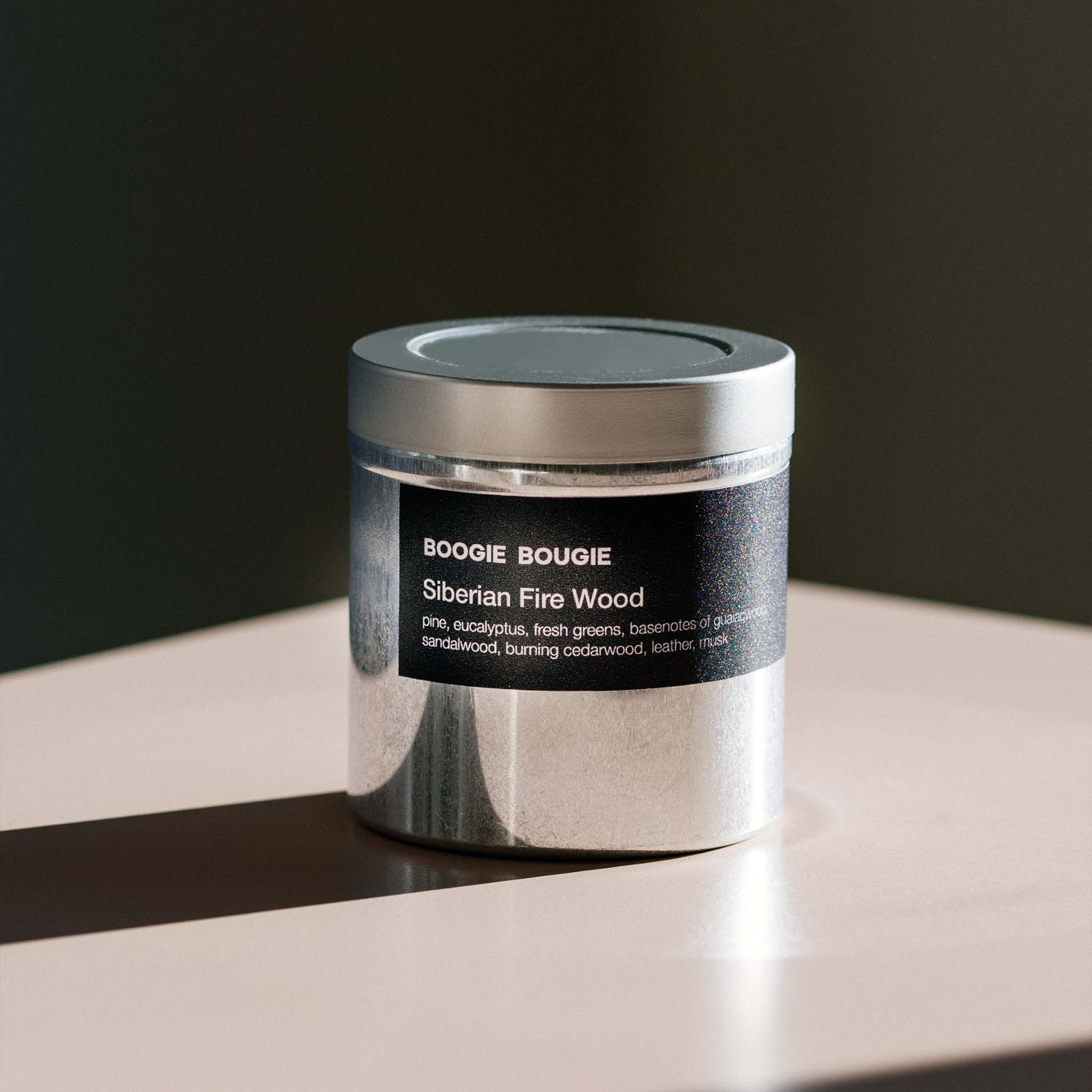 Siberian Fire Wood Scented Candle