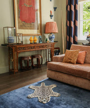 Snowy Leopard Rug - Small