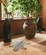 Snowy Leopard Rug - Small