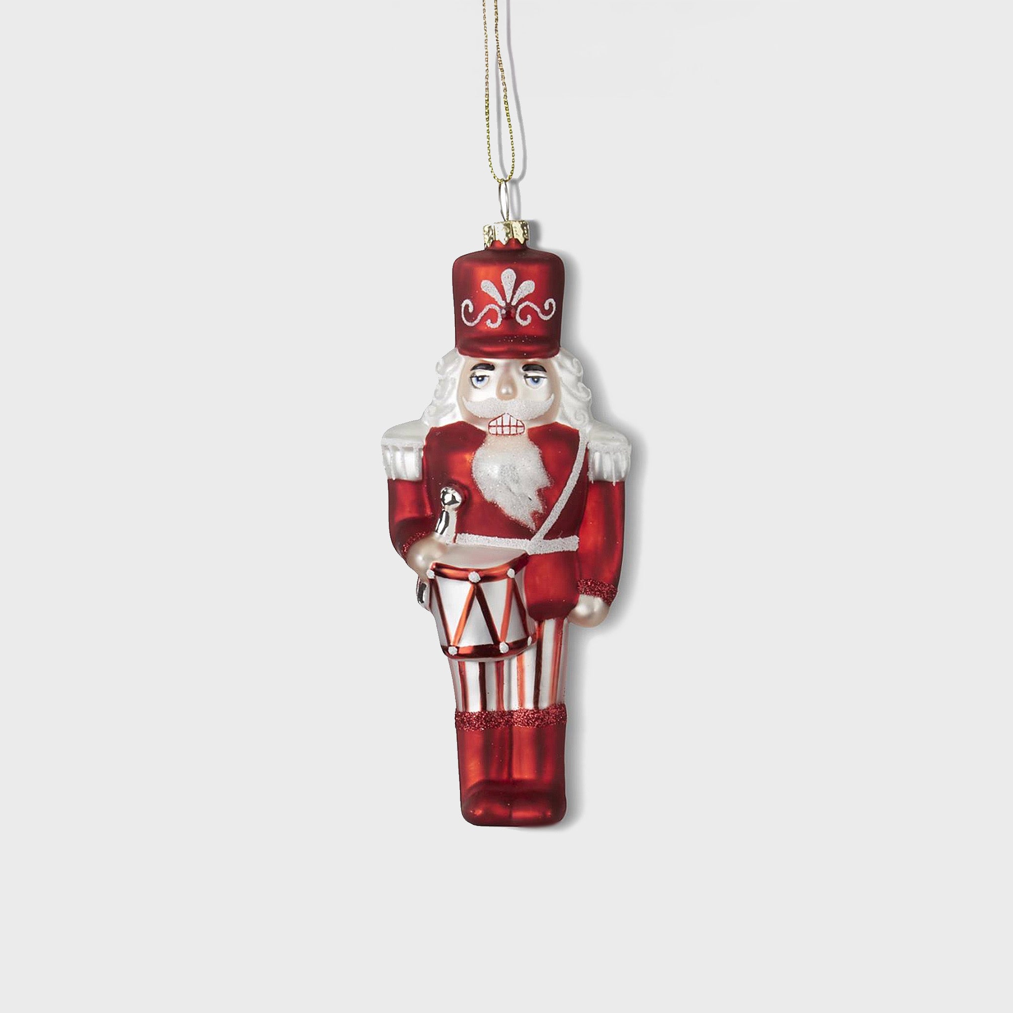 Glass Soldier Ornaments