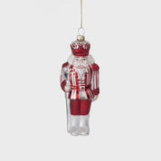 Glass Soldier Ornaments