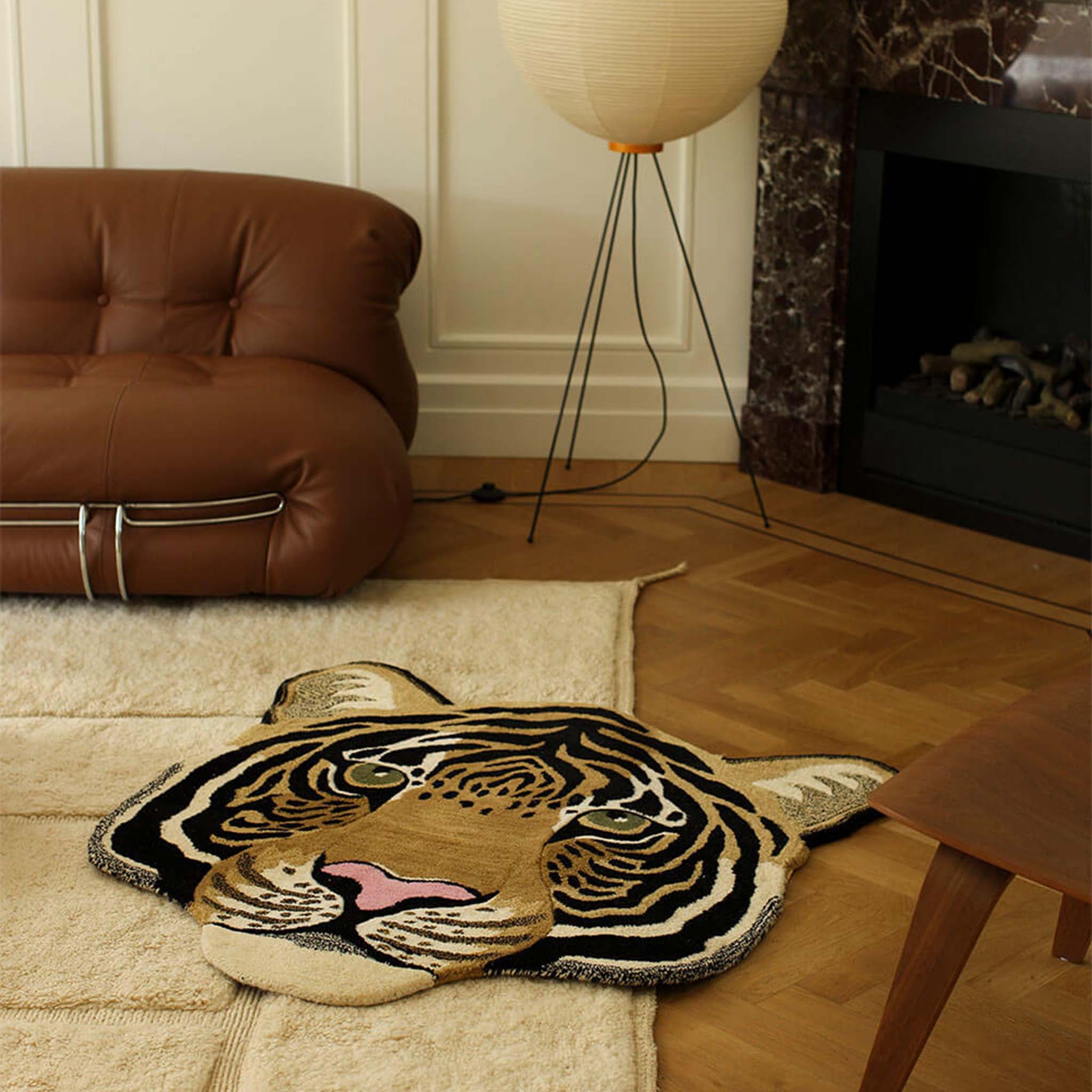 Tiger Head Rug – Large