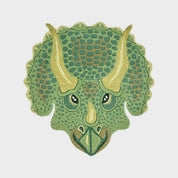 Triceratops Head Rug